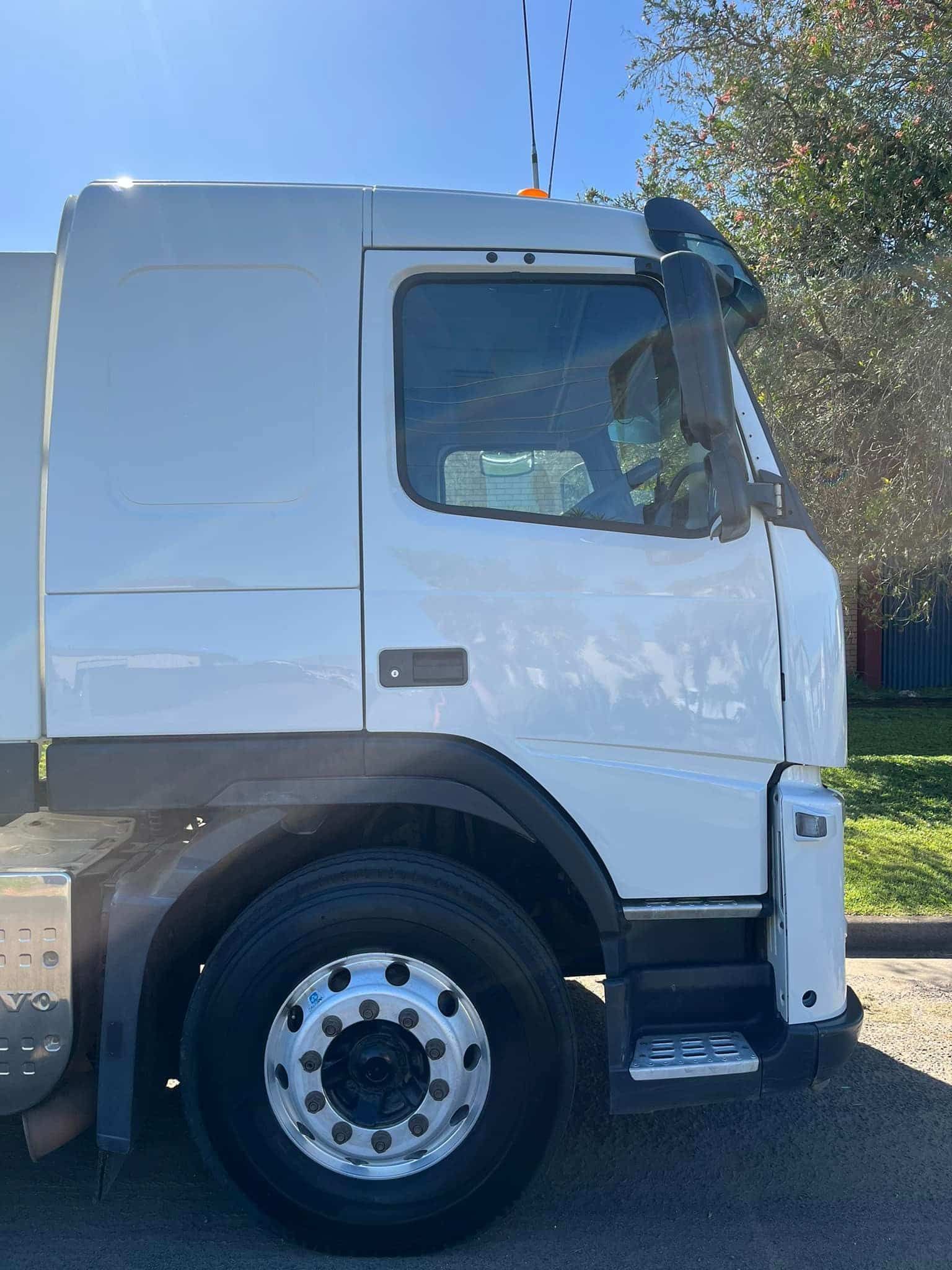 a White Truck is Parked on the Side of the Road. — FSK Paint & Panel in Casino, NSW 