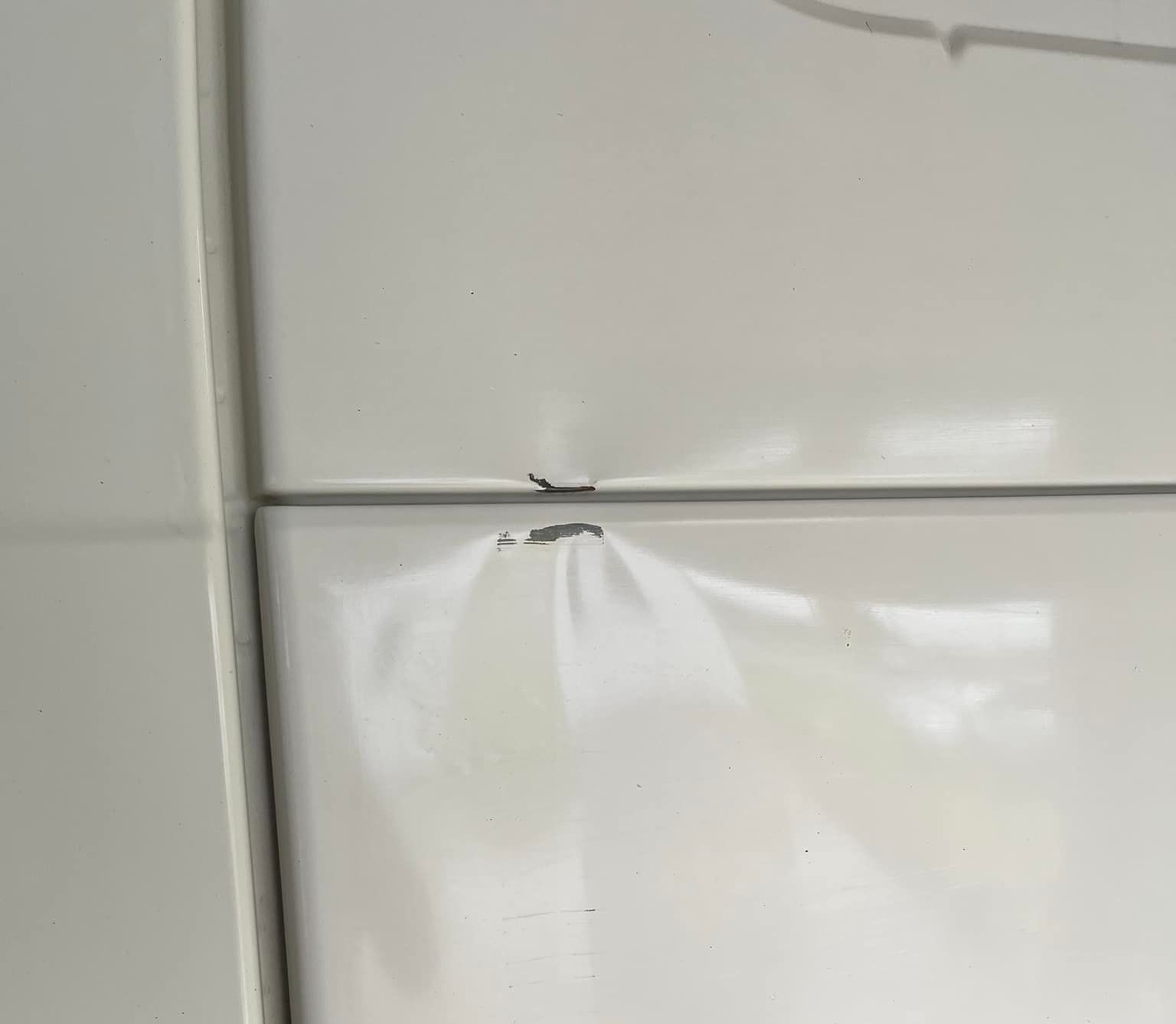 a Close Up of a Truck Door With Dents. — FSK Paint & Panel in Casino, NSW 