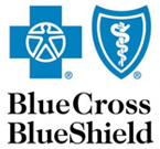 The blue cross blue shield logo has a cross and a shield on it.