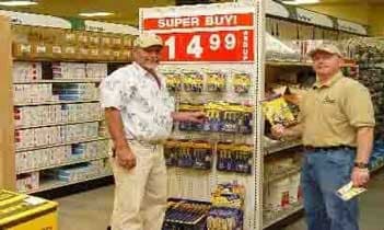 Two Men Inside the Building — Taylorsville, NC — Sipe Lumber Company Inc.