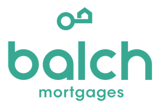 The logo for balch mortgages is green and white on a white background.