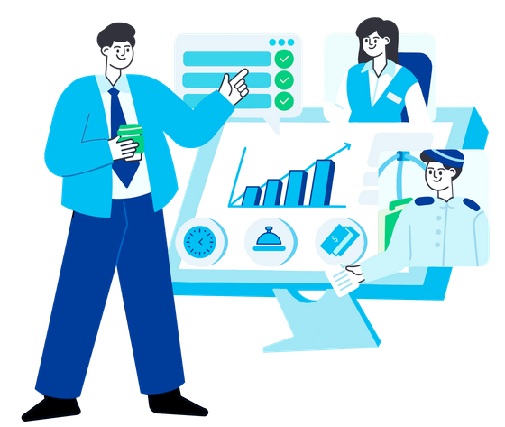 Software de gestión hotelera Zavia PMS - Mejora la productividad y optimiza los procesos internos de tu hotel con un sistema de operación a la medida.