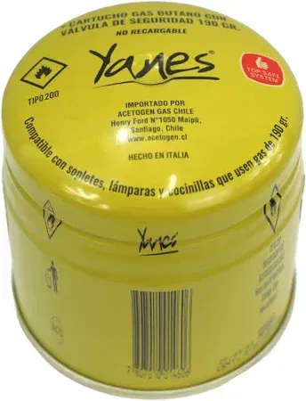 GAS BUTANO YANES 190 Gr.