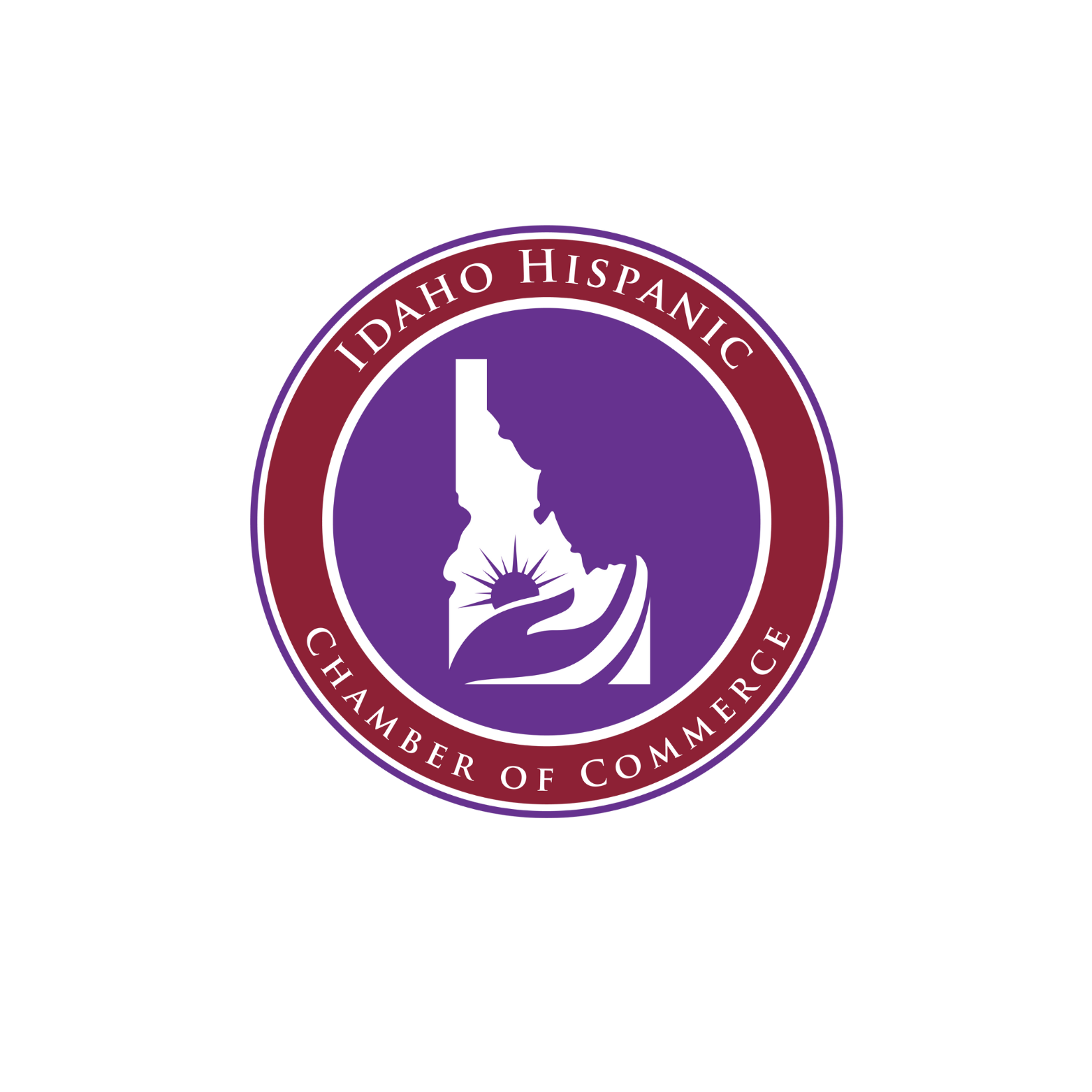 The logo for the idaho hispanic chamber of commerce