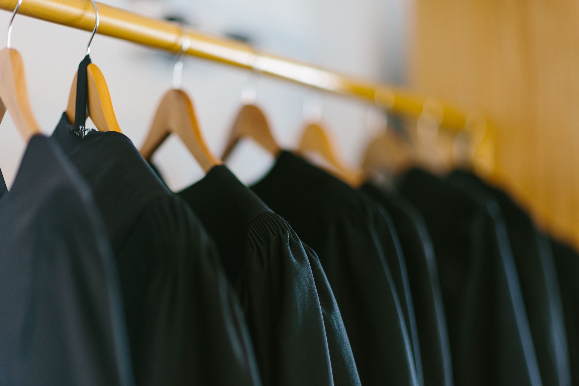 Barristers robes hanging up