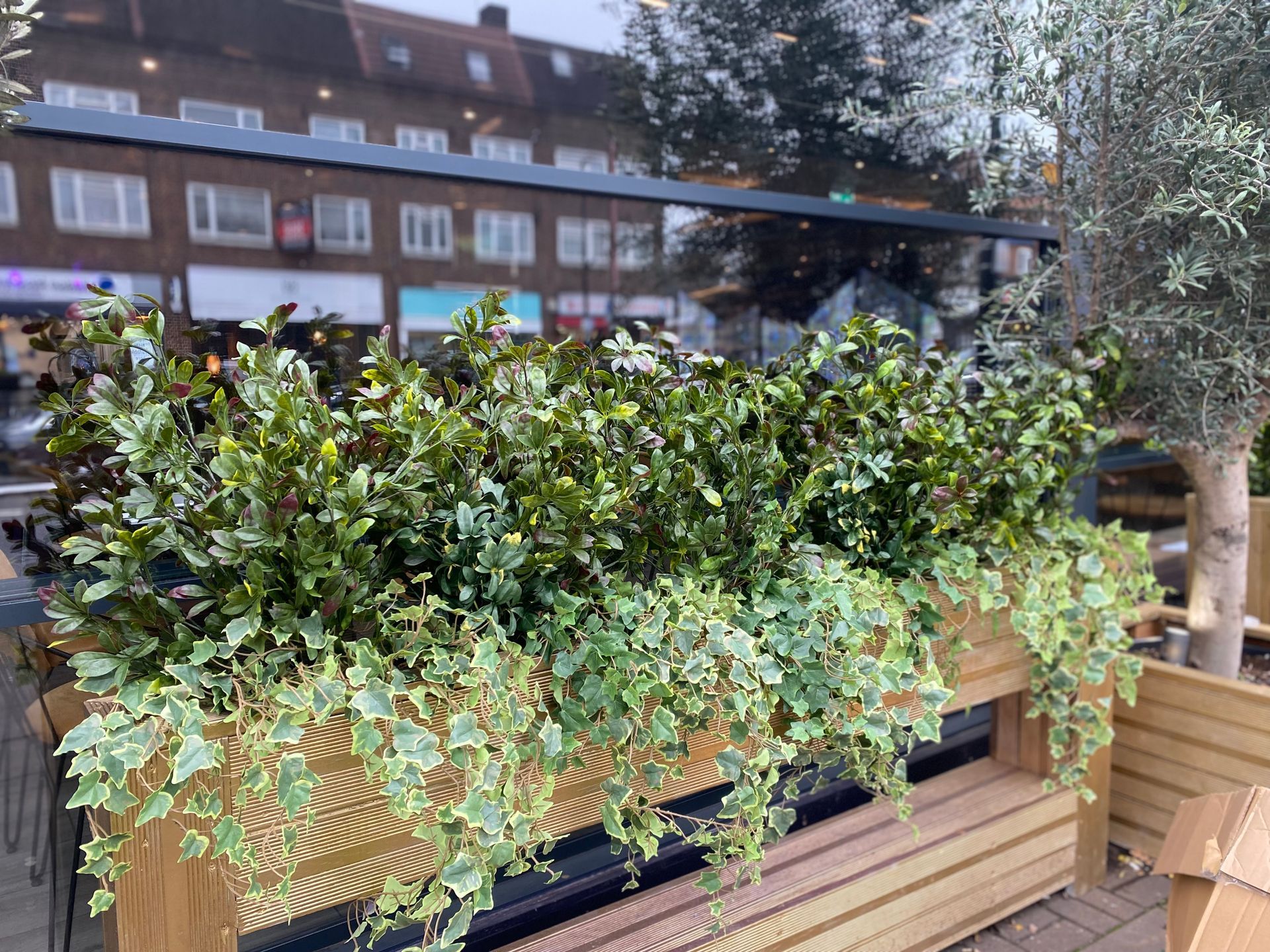 Outdoor fake plants