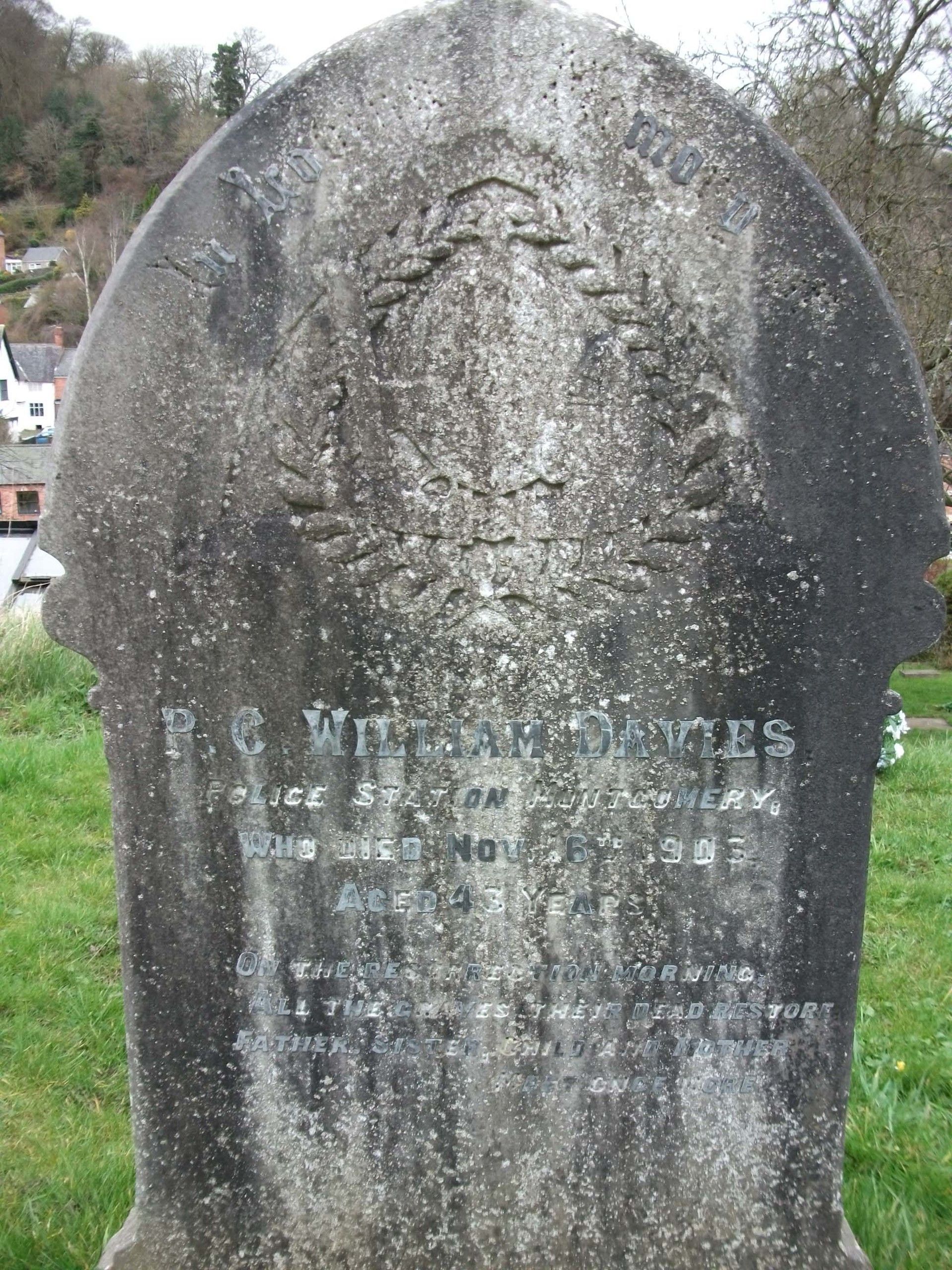 Old headstone