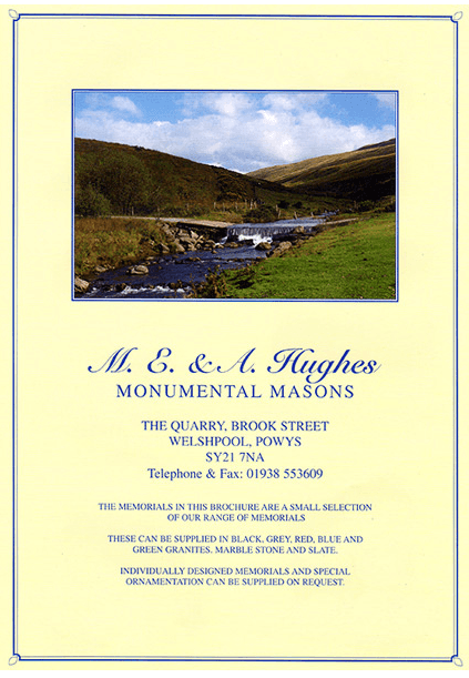 M.E. & A. Hughes catalogue