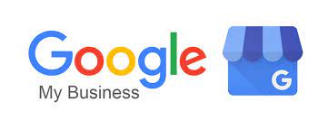 the google my business logo is shown on a white background .
