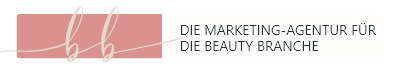 A logo for die marketing agentur fur die beauty branche