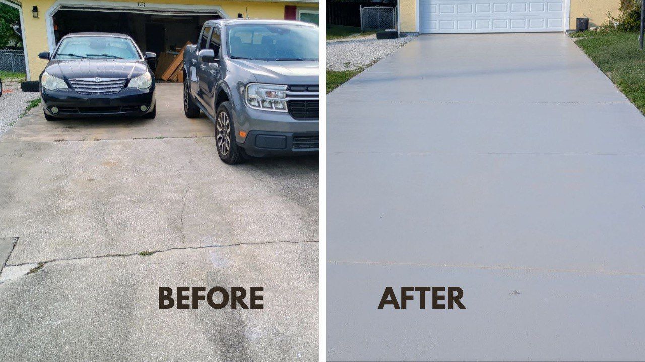 Concrete Driveway Repair & Seal