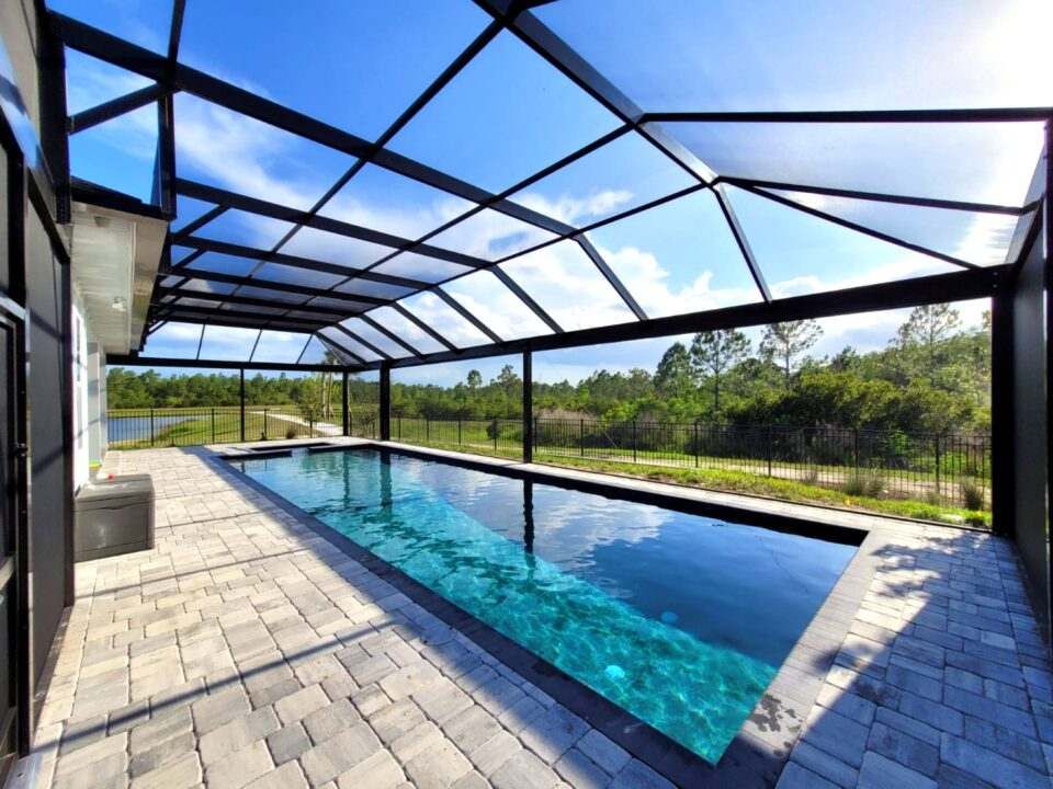 Custom patio screen-in in Vero Beach, Florida