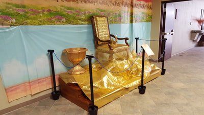 VBS decoration of the Lord's throne room
