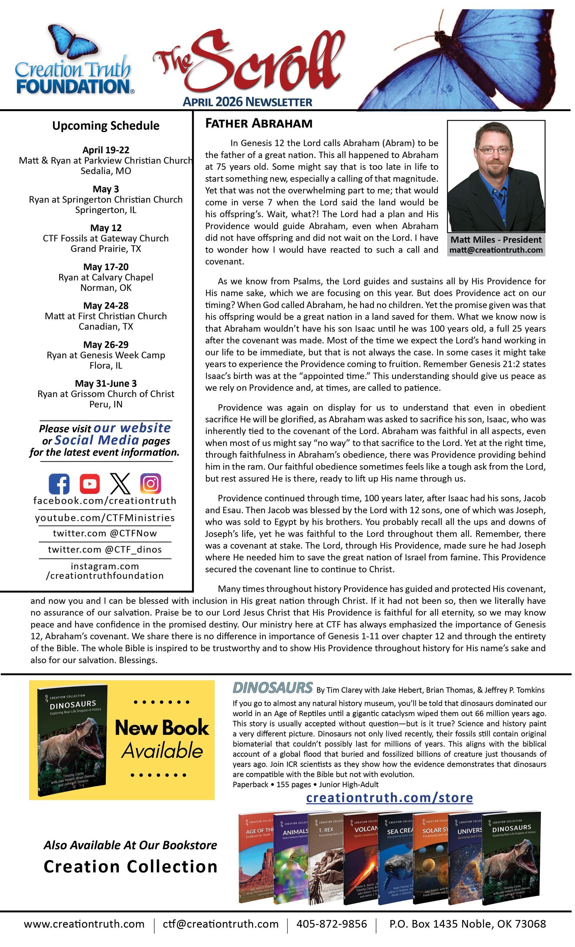 Sept/Oct Newsletter Front
