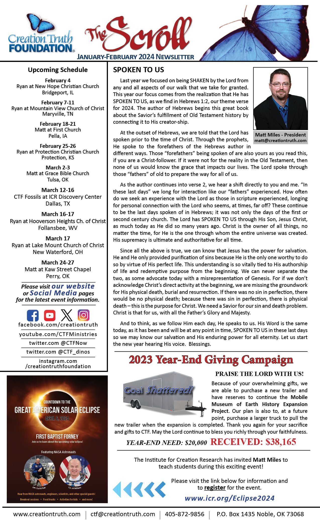June Newsletter Front