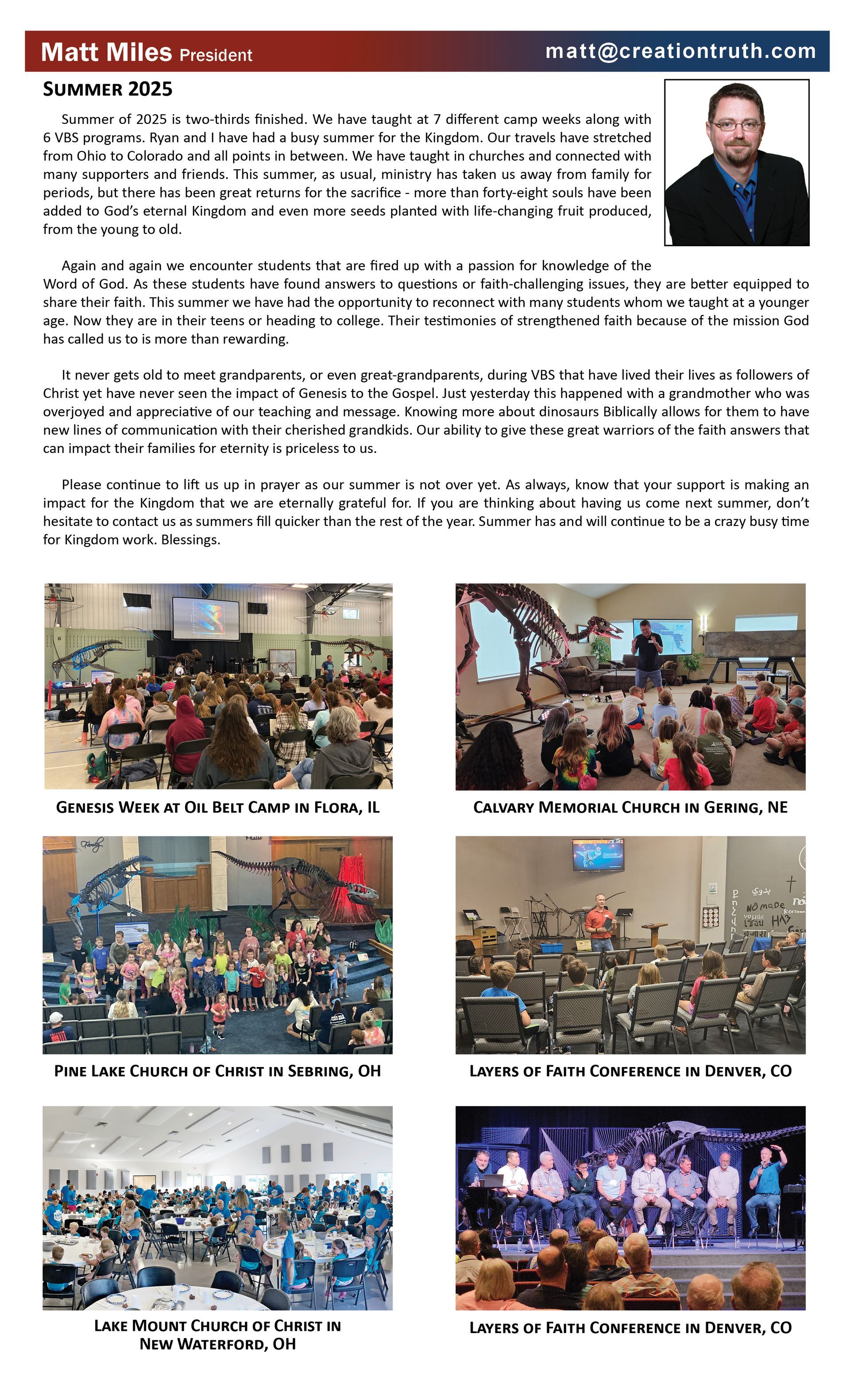 September Newsletter Back