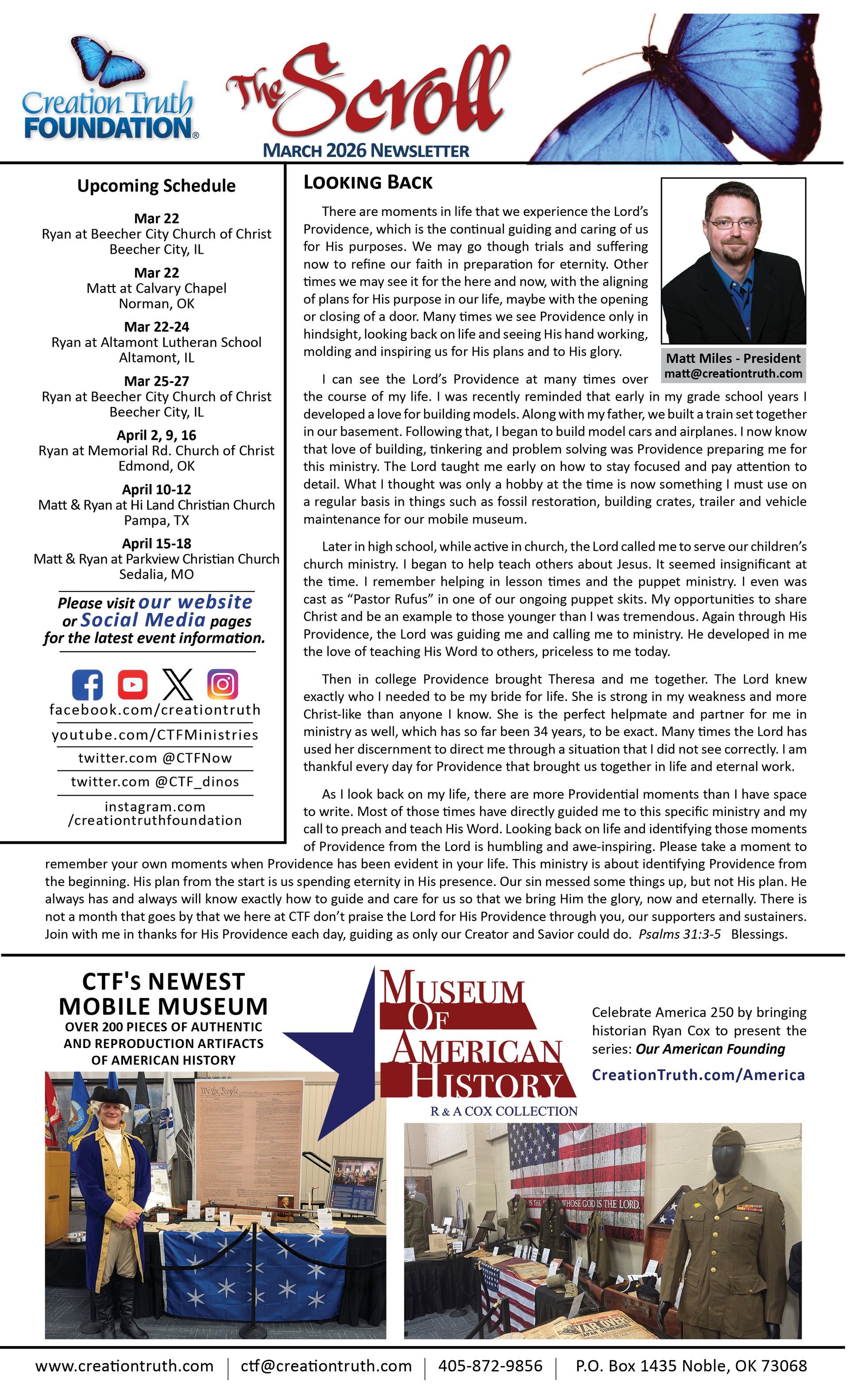 Sept/Oct Newsletter Front