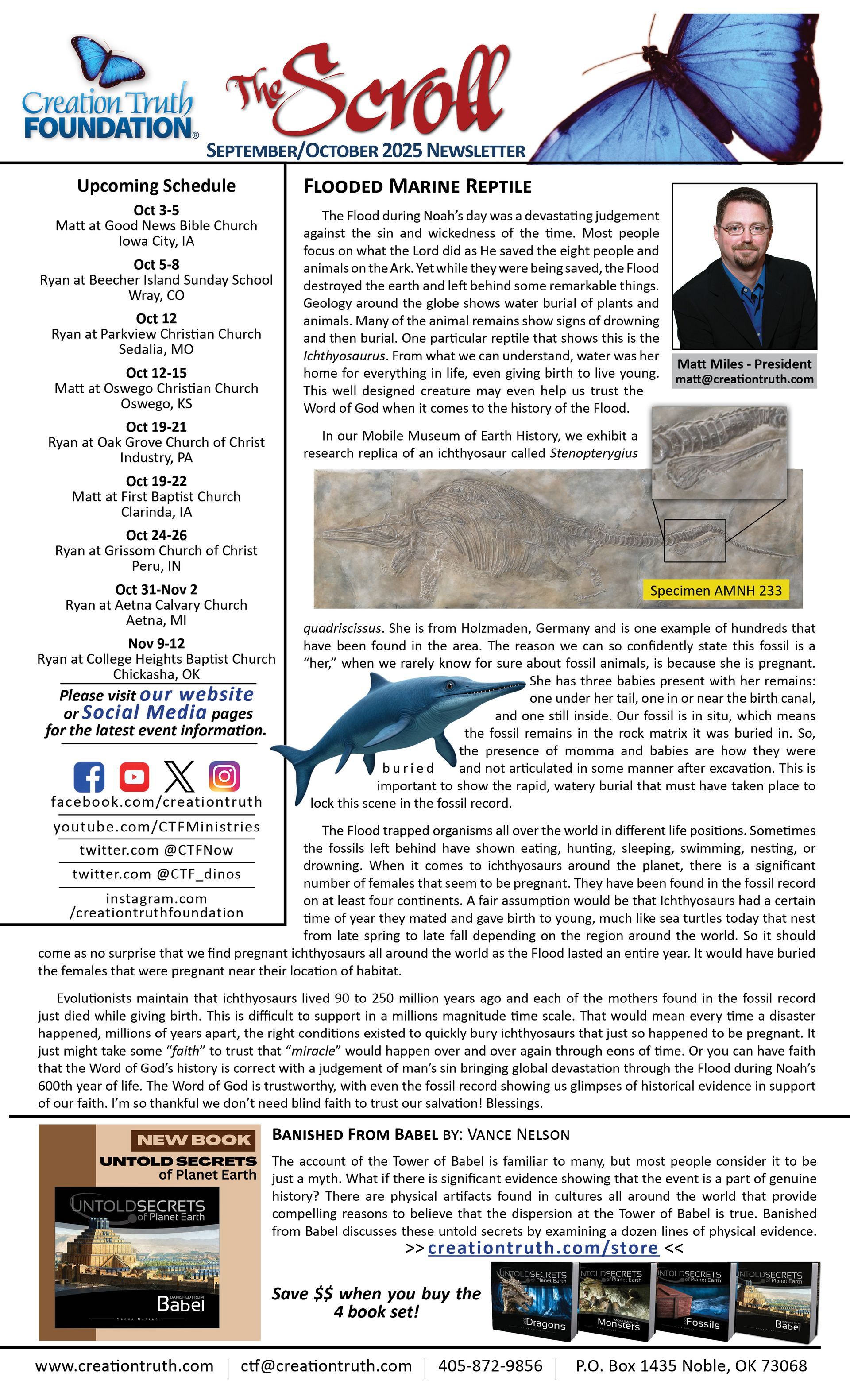 Sept/Oct Newsletter Front
