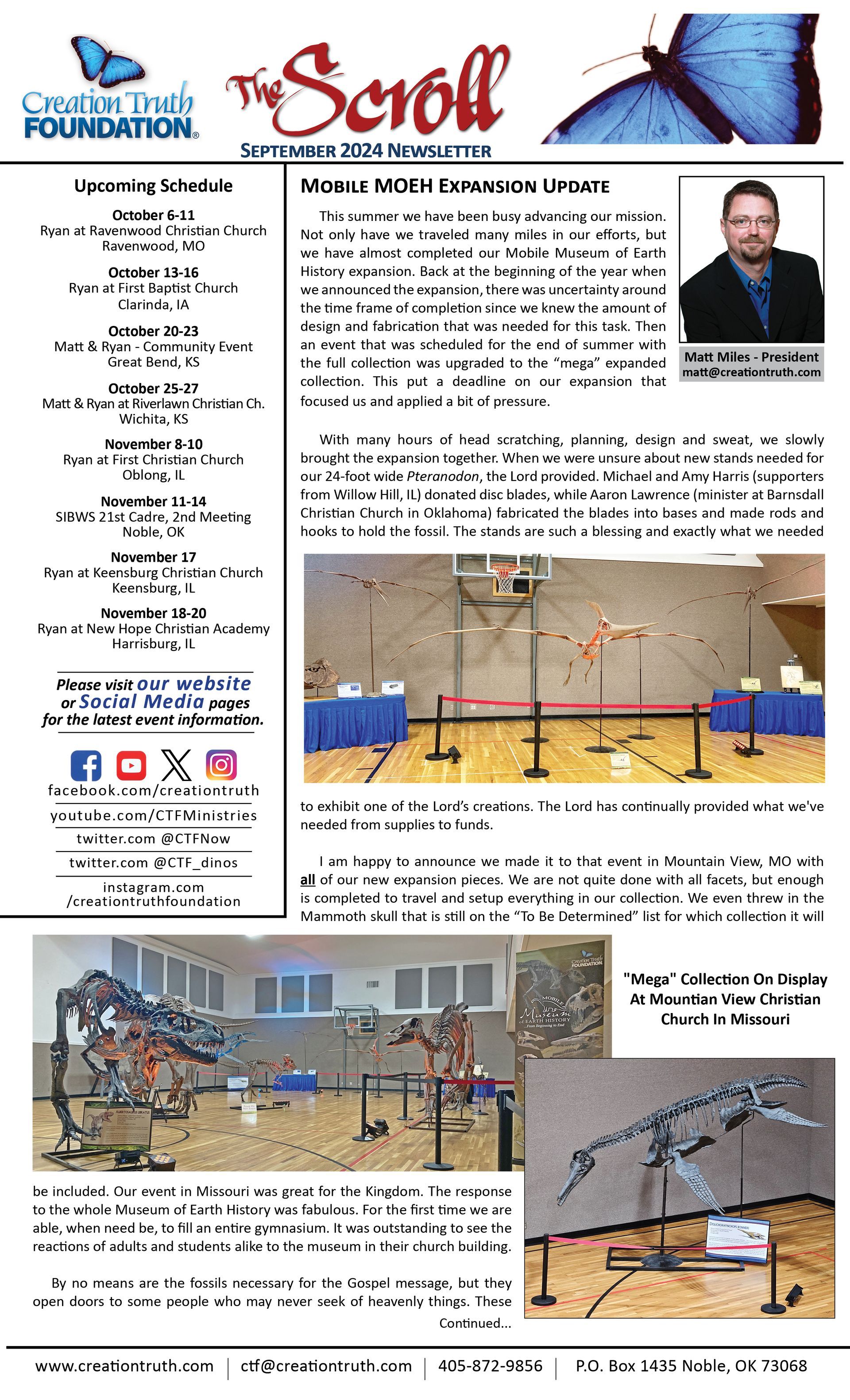 September Newsletter Front