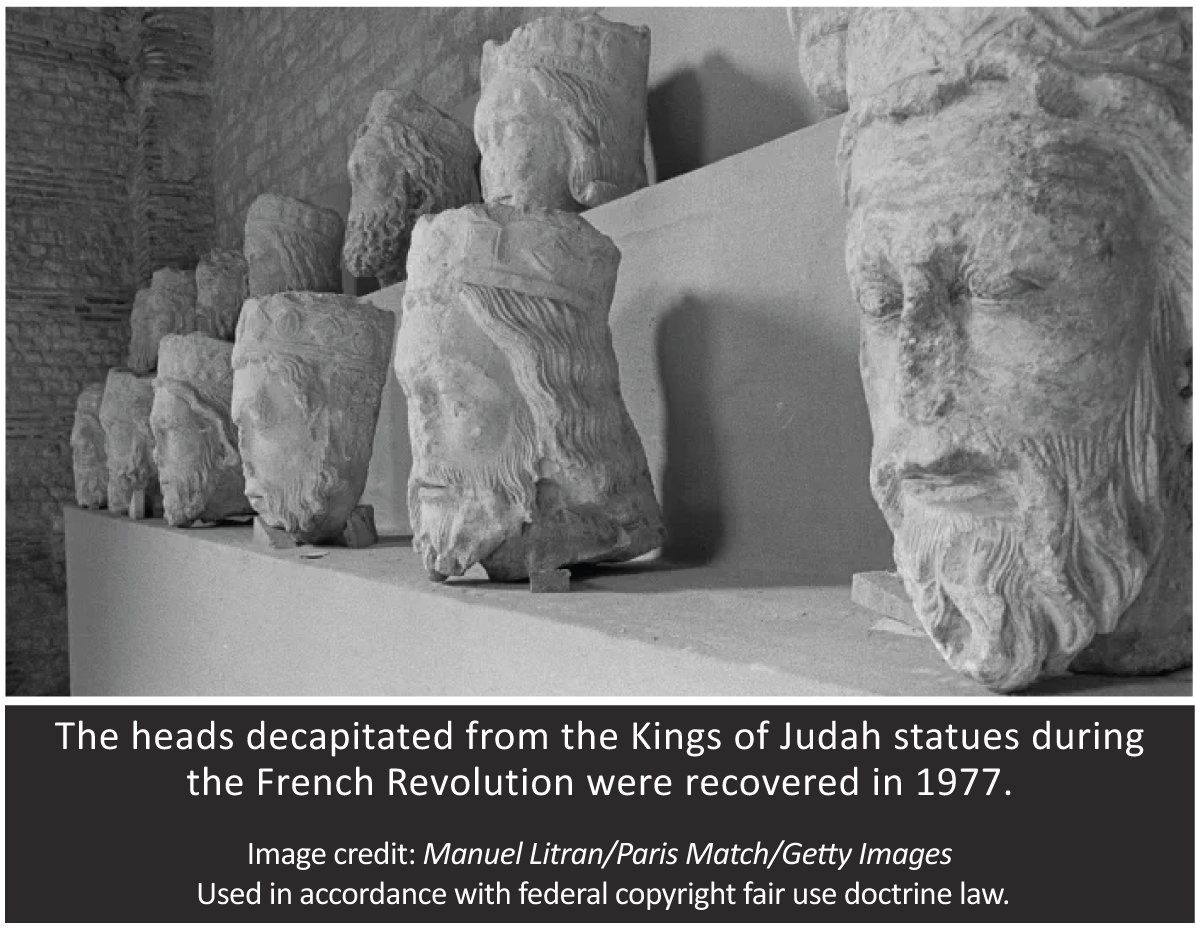 Heads of the Kings of Judah statues