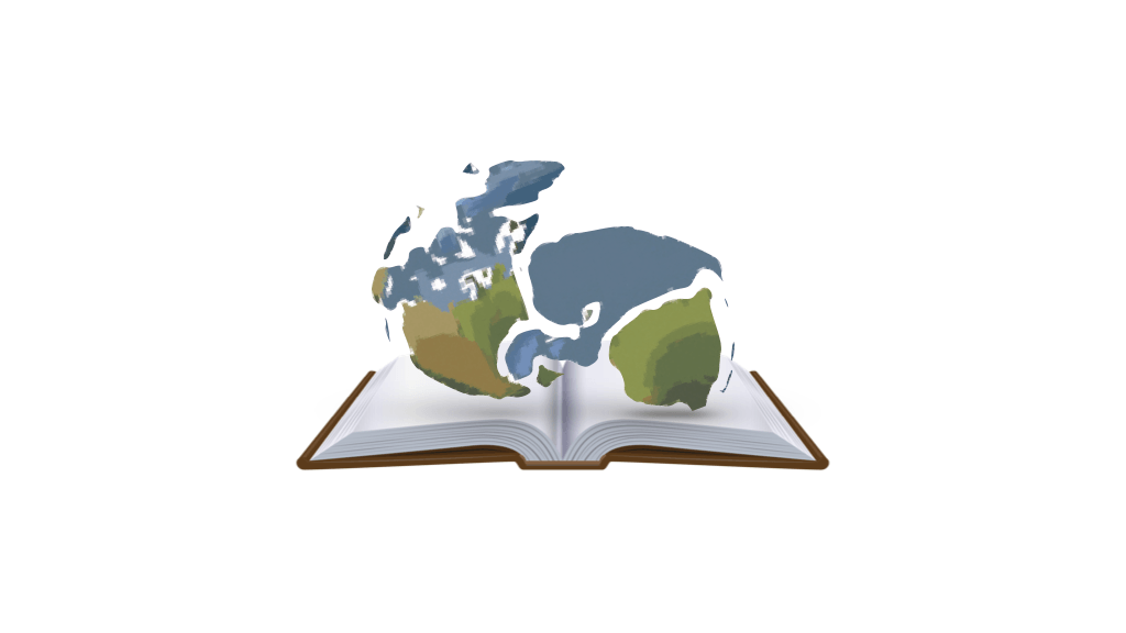 Globe on Bible Graphic