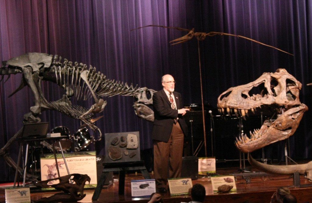 Dino Fossils on stage