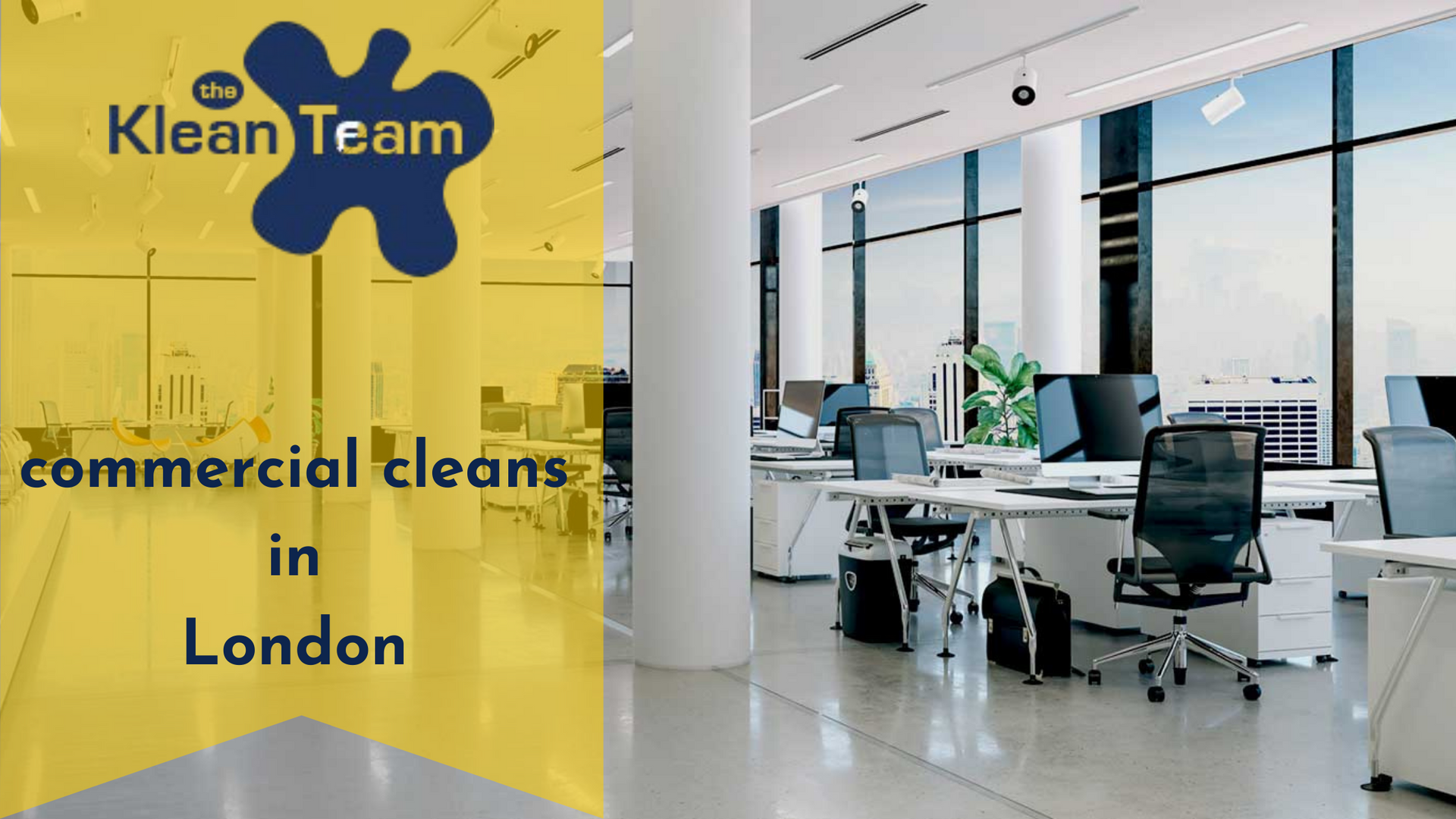 A picture of a clean team commercial cleans in london