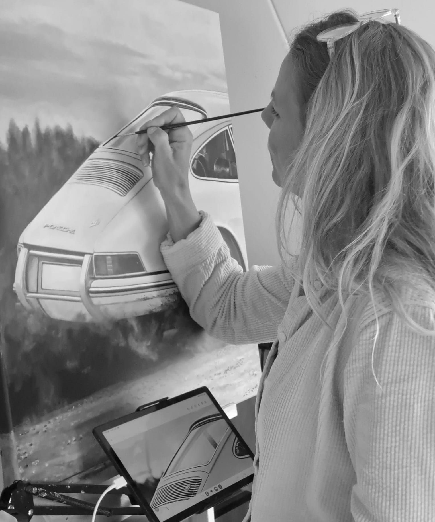 Schilderij in opdracht door Schilderij van Hes, Hester van den Broek