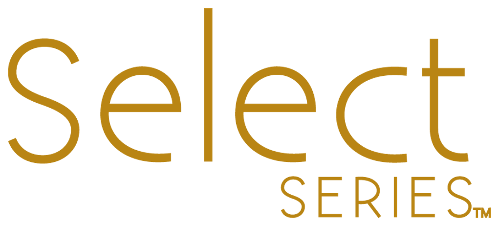 A logo for select series is shown on a white background.
