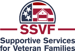 The logo for ssvf supportive services for veteran families