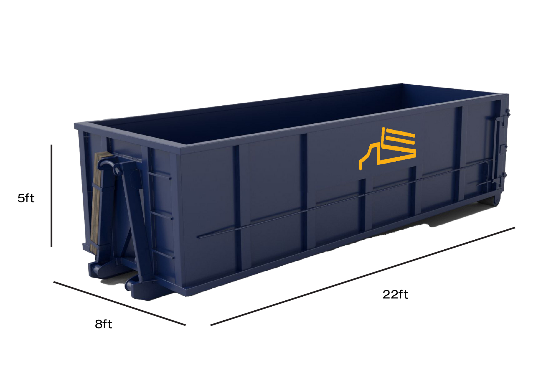 30-yard roofing dumpster for heavy debris