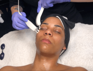 Microcurrent truly retrains the muscles to lift, tone, and form the skin.