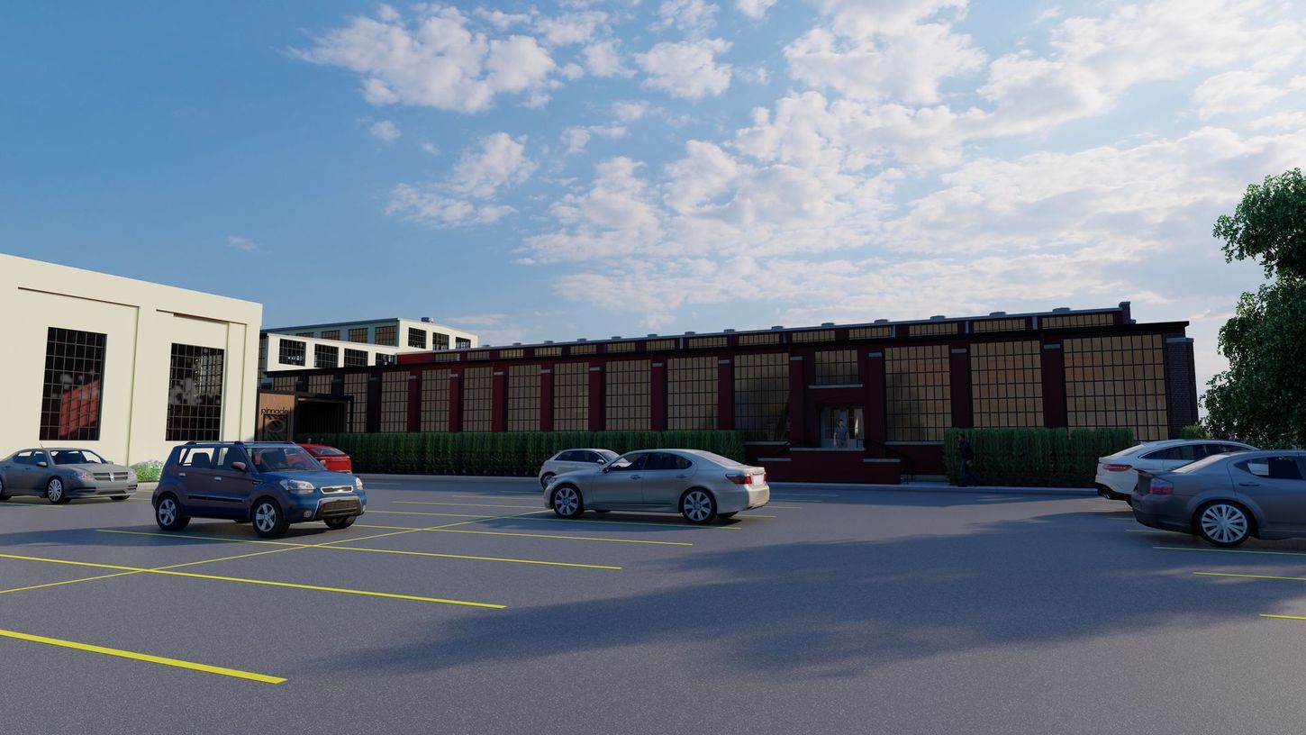 Side view of Clipper loft apartments