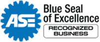 ASE Blue Seal of Excellence recognized business logo | Dub's Garage