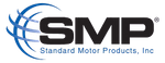 SMP logo with blue swoosh lines and black “Standard Motor Products, Inc.” text on white background | Dub's Garage
