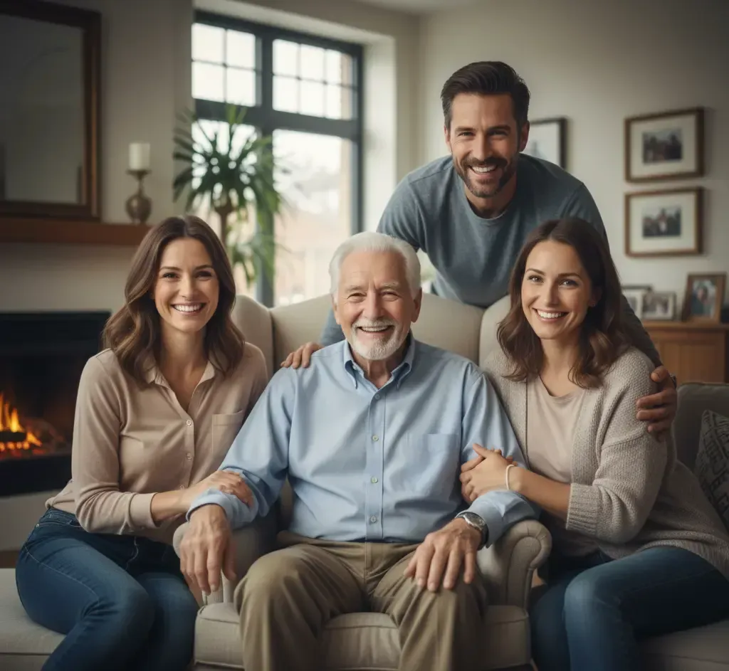 Happy Chicago family after successful nursing home medication error lawsuit resolution