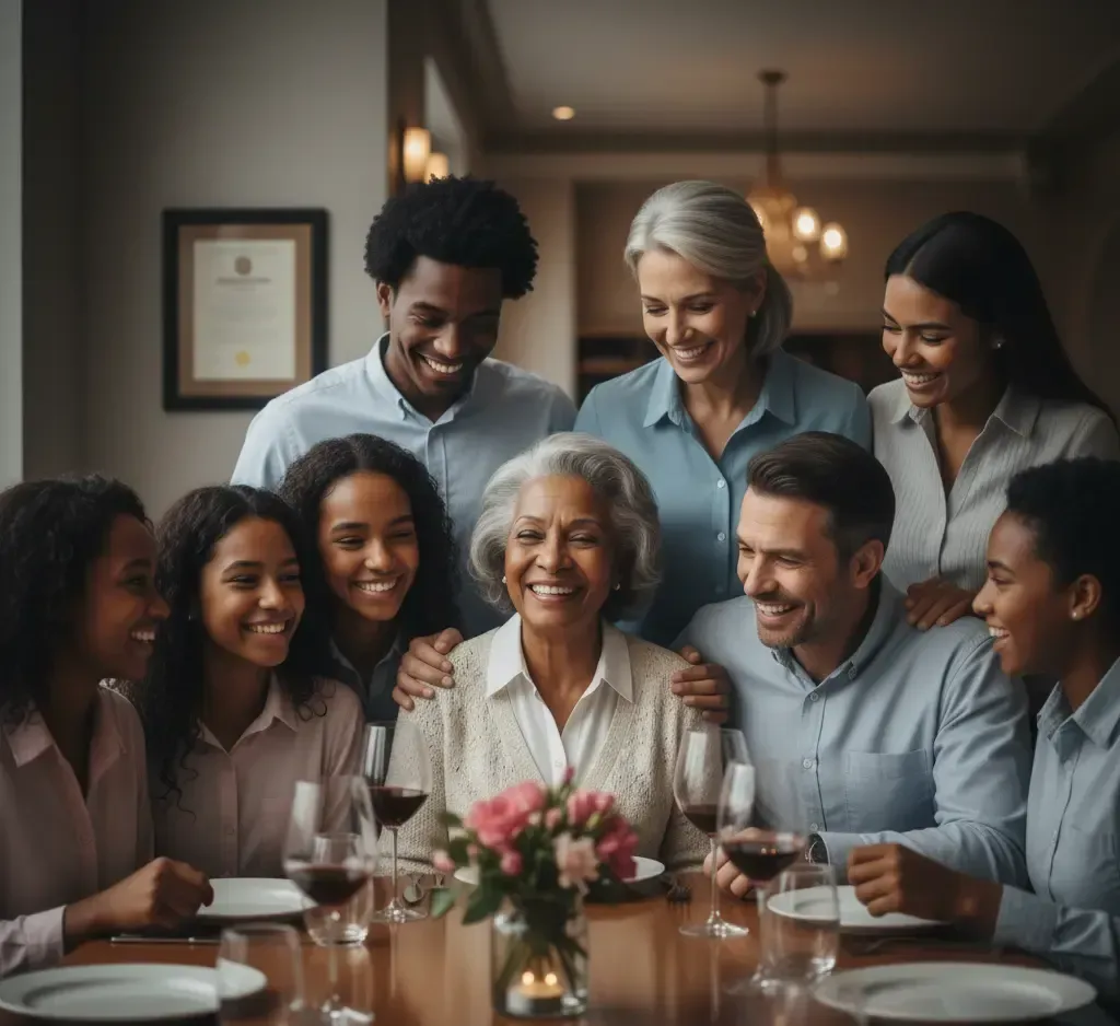 Chicago family celebrating justice after winning nursing home neglect lawsuit