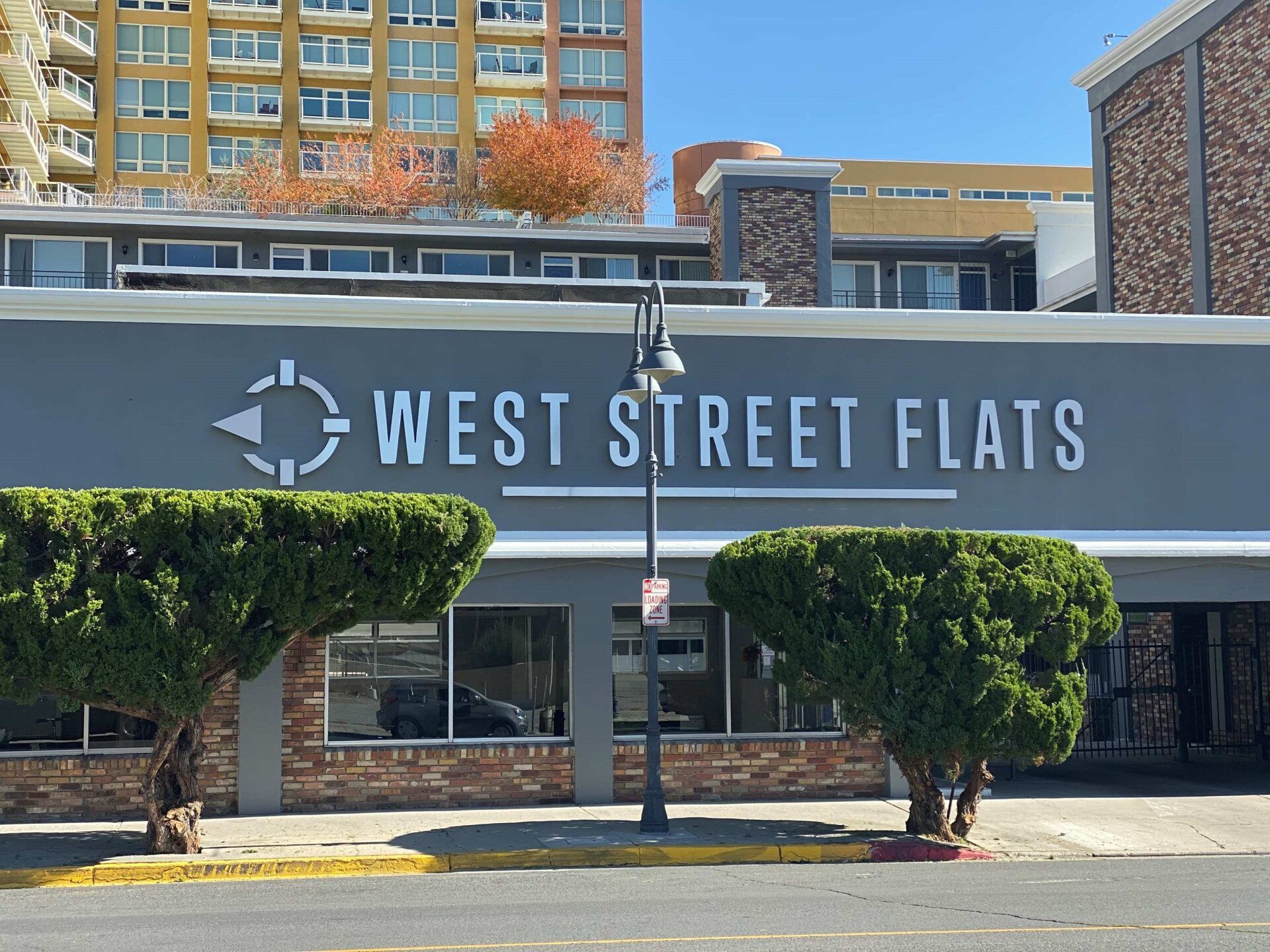 Exterior view of West Street Flats linked to property page