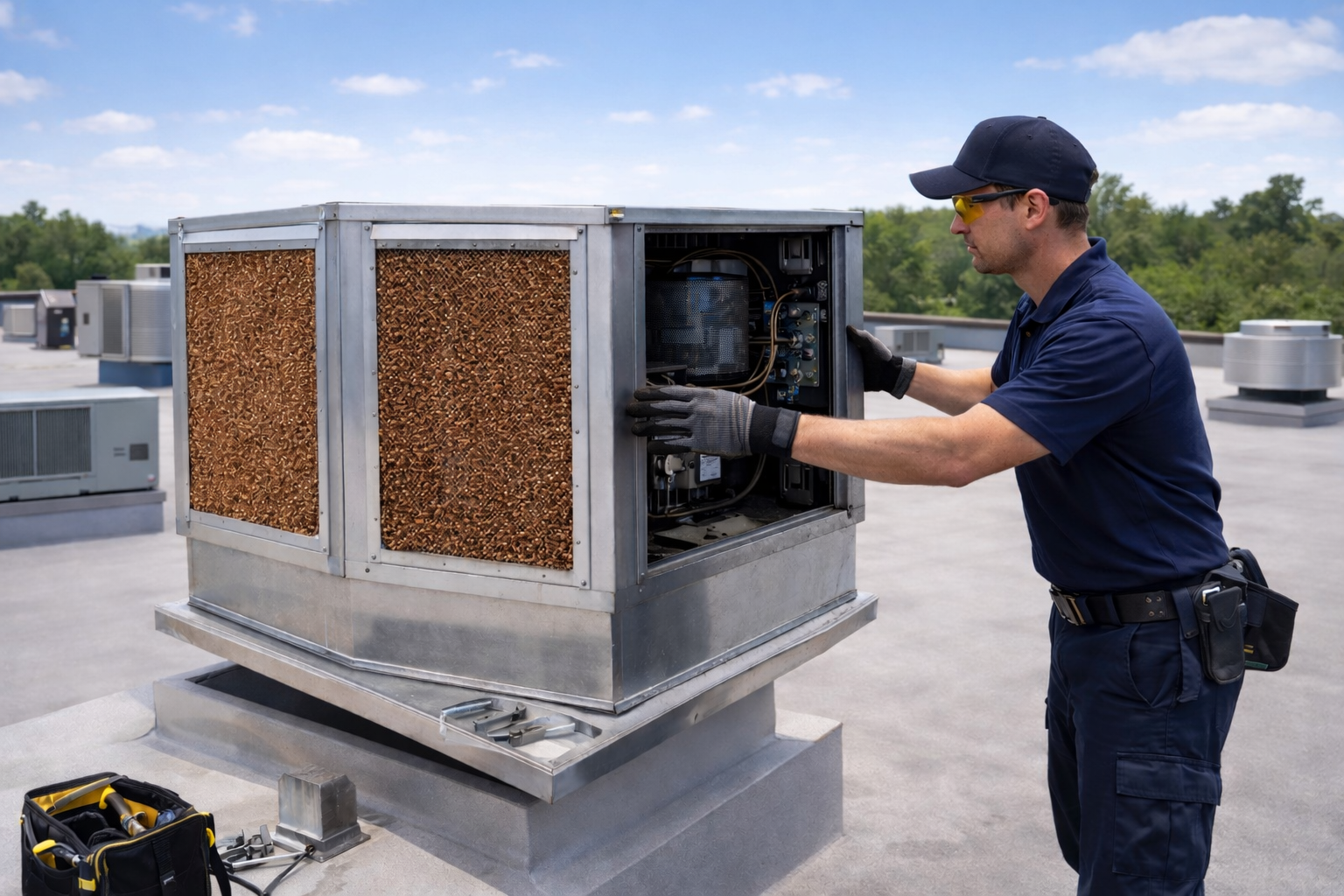 Swamp Cooler Installation