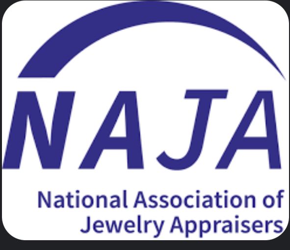 The logo for the national association of jewelry appraisers