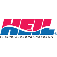 Logo of HEL Heating & Cooling Products: red 