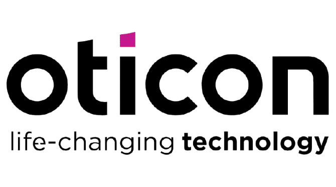 The logo for oticon is a life-changing technology company.