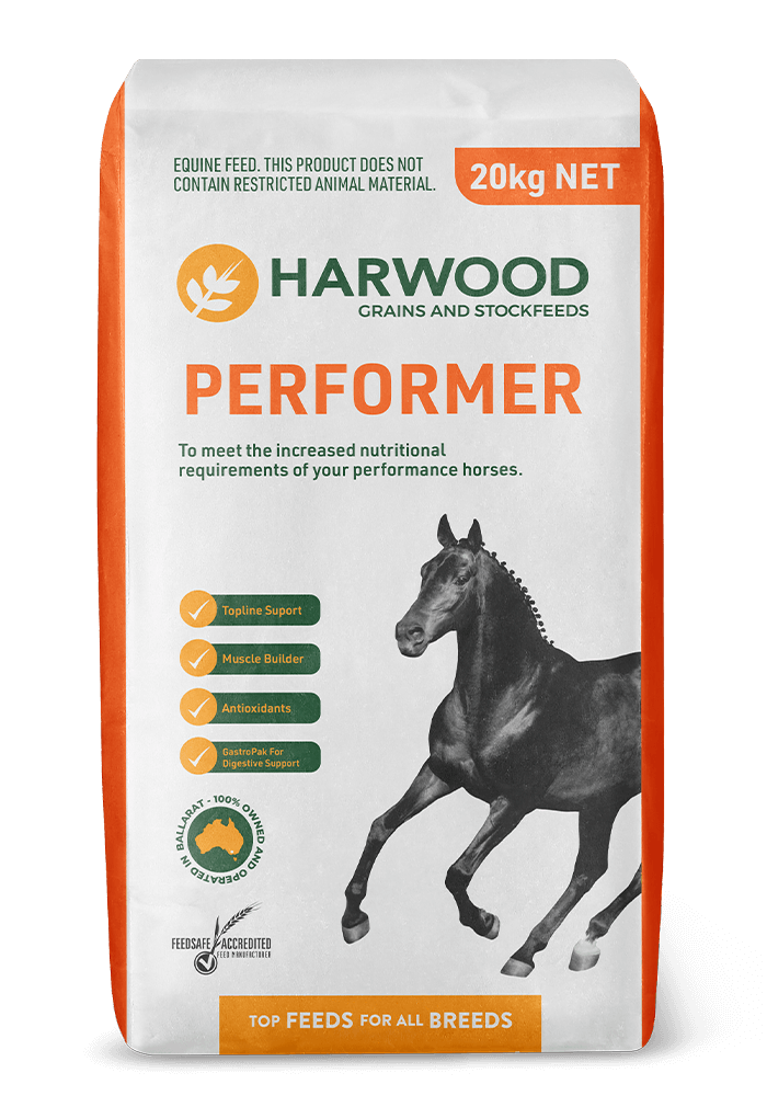 Quality Horse Feed Product - Equine Performer - Harwood Grains