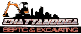 A logo for a company called chattanooga septic and excavating
