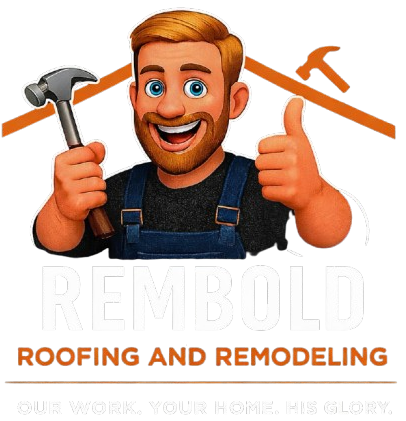 Cartoon man with a hammer and thumbs up promoting