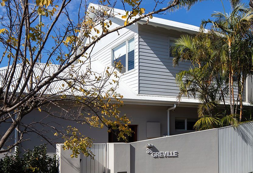 Two-story White House With Light Gray Siding and a White Roof — Burmah Constructions In Kangaroo Valley, NSW