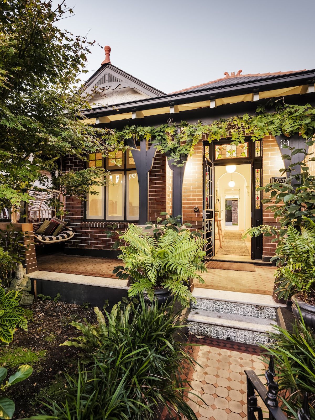Brick Home Exterior With Arched Doorway — Burmah Constructions In Kangaroo Valley, NSW