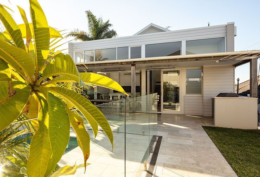 Backyard View of a Modern Two-story Home — Burmah Constructions In Kangaroo Valley, NSW