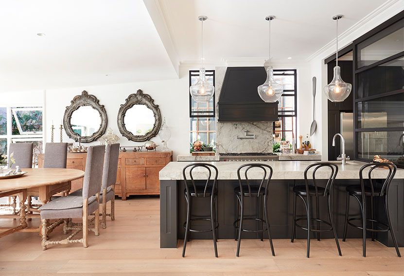 Elegant Kitchen With Large Island — Burmah Constructions In Kangaroo Valley, NSW