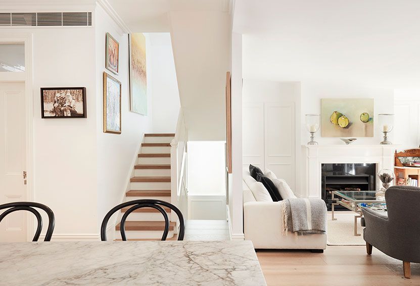 Bright Living Space With Staircase — Burmah Constructions In Kangaroo Valley, NSW